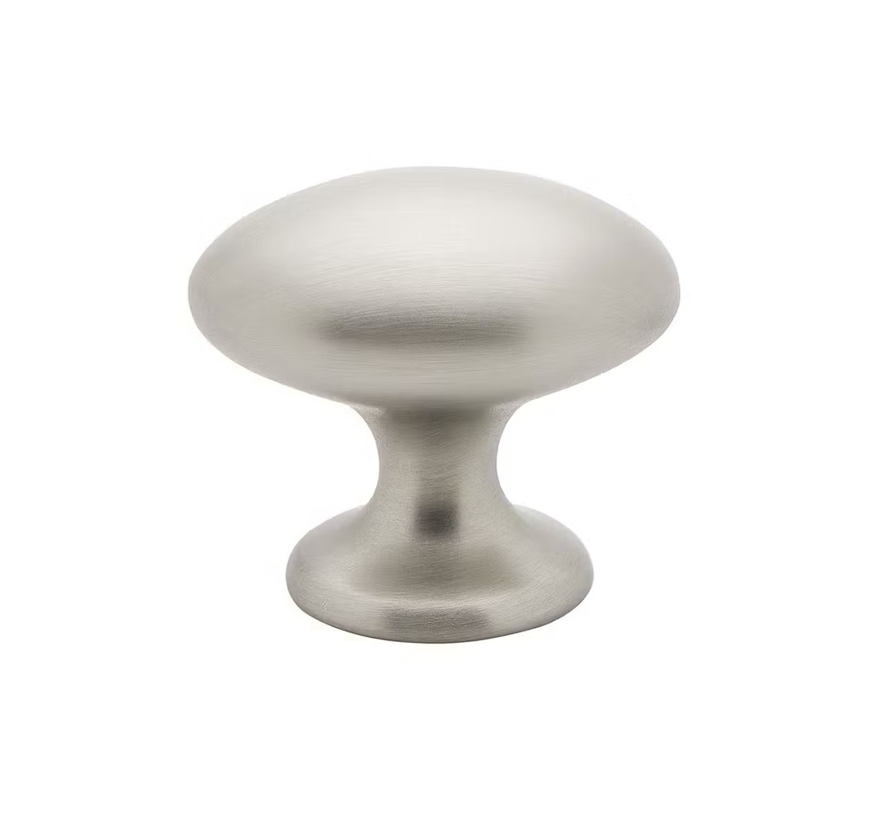 Oval knopp matt krom shabby chic lantlig stil Gårdsromantik