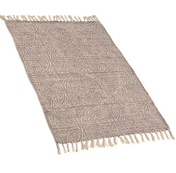 Stor rosa dimrosa matta bomull bomullsmatta 160 x 240 cm shabby chic lantlig stil Gårdsromantik