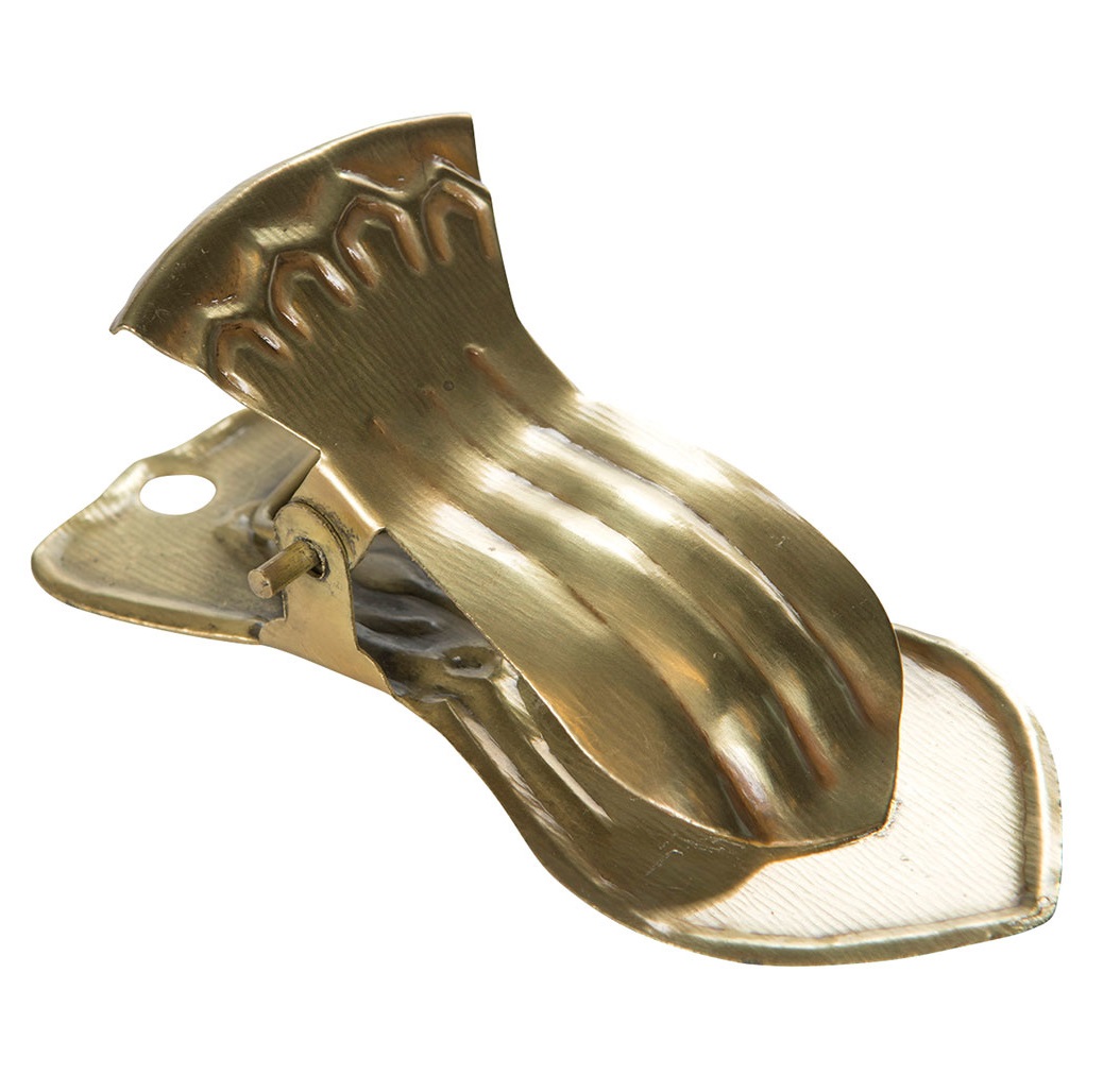 Stor klämma hand Jugend i antik guld shabby chic lantlig stil