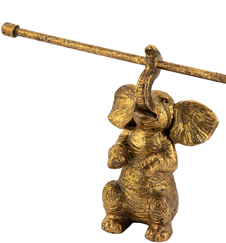 Smyckesställ smyckeshållare guld elefant romantisk shabby chic lantlig stil