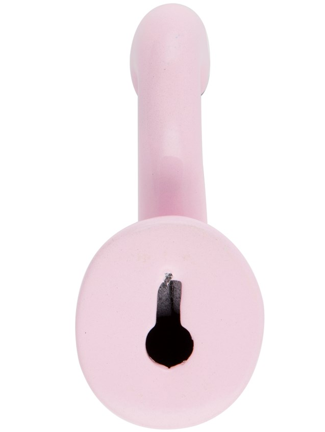 Krok Flamingo Rosa emalj Sass & Belle metall shabby chic lantlig stil - 2