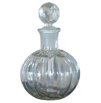 Flacon liten karaff kristallslipad knopp Jeanne d´Arc Living shabby chic lantlig stil