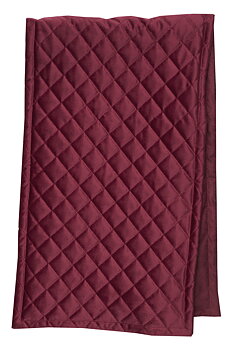 Löpare Sammet röd quiltad Art Deco lantlig stil fransk lantstil Gårdsromantik