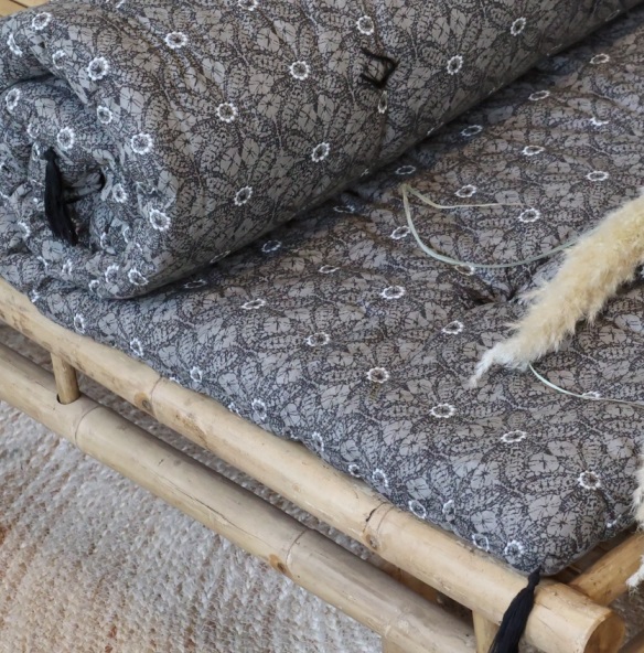 Lång dyna Madrass Mulberry zink lantlig stil Gårdsromantik