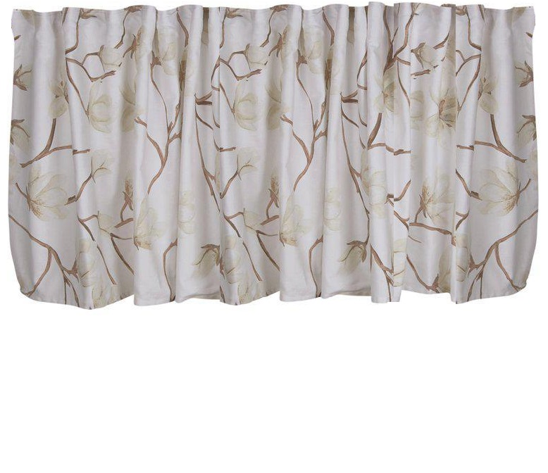 Gardinkappa vit Magnolia lantlig stil Gårdsromantik - 2