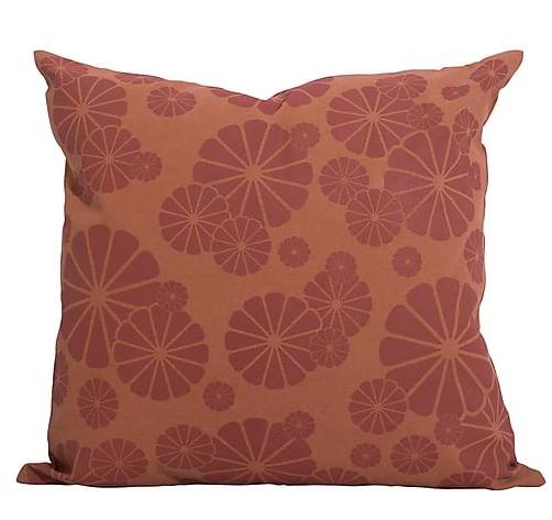 Kuddfodral Retro Flower tegel art deco shabby chic lantlig stil Gårdsromantik