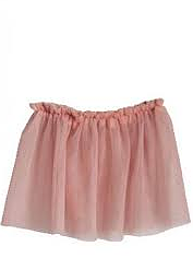 Tyllkjol ballerinaaprikos  rosa 4-6 år