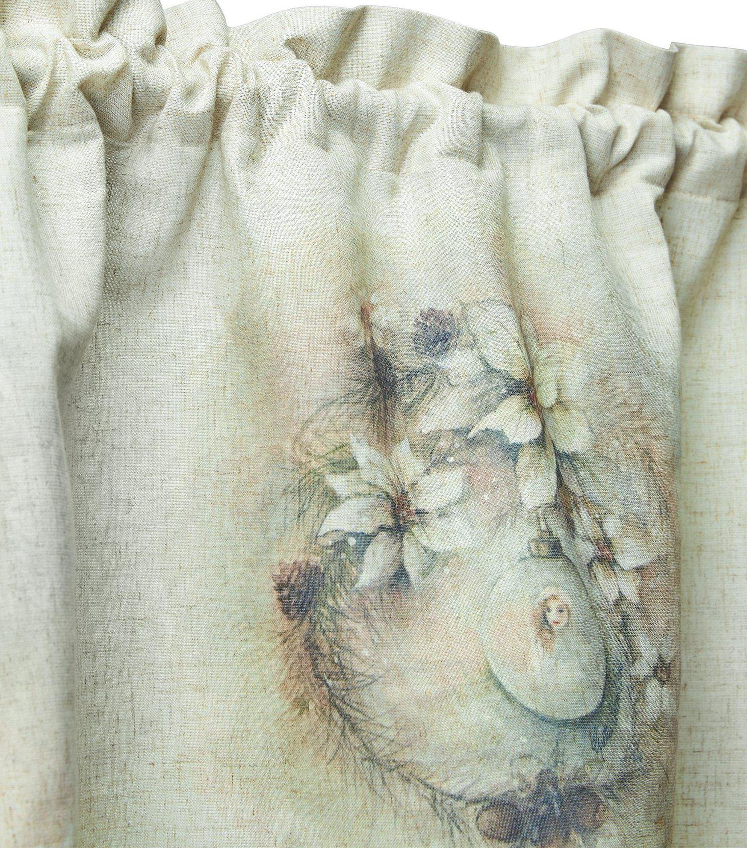 Kappa Juldrömmar gardinkappa Jul lantlig stil Gårdsromantik shabby chic  - 2