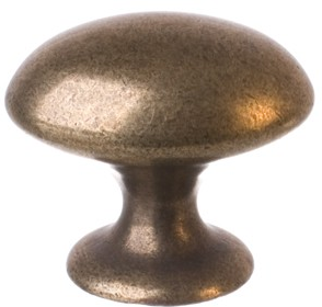 Oval knopp retro antik stil antikguld mässing färgad shabby chic lantlig stil - 2