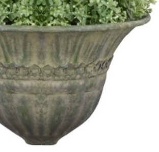 Ampel stor antik plåt ornament blomampel shabby chic lantlig stil Gårdsromantik - 2