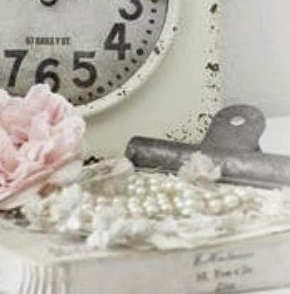 Klämma clips antik metall shabby chic lantlig stil