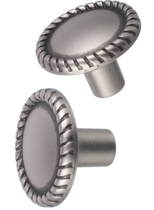Antiksilver färgad knopp shabby chic lantlig stil