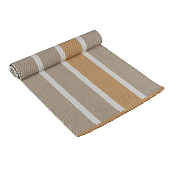 Löpare sand beige ockra lantlig stil Gårdsromantik