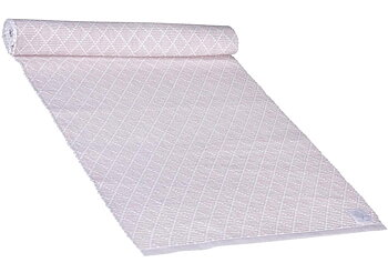 Löpare Betty rosa rips shabby chic lantlig stil