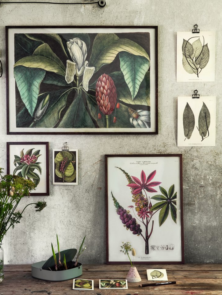 Upphäng hållare klämma 2 storlekar till skolplansch shabby chic lantlig stil - 2