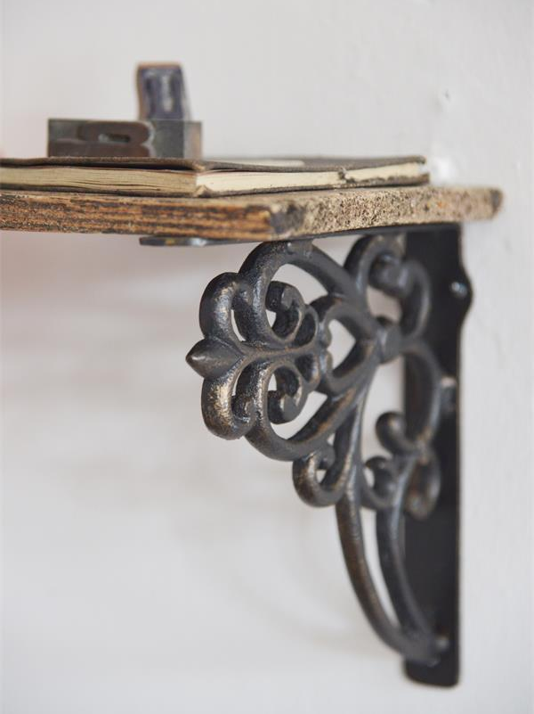 Konsoll hyllbärare hörnornament järn shabby chis lantlig stil - 2
