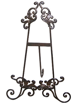 Kokbokställ kokbokshållare mörkt smide fransk lantstil shabby chic lantlig stil