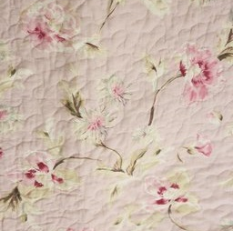Överkast / pläd brocante Dusty Rose bomull quilt fransk lantstil shabby chic lantlig stil - 2