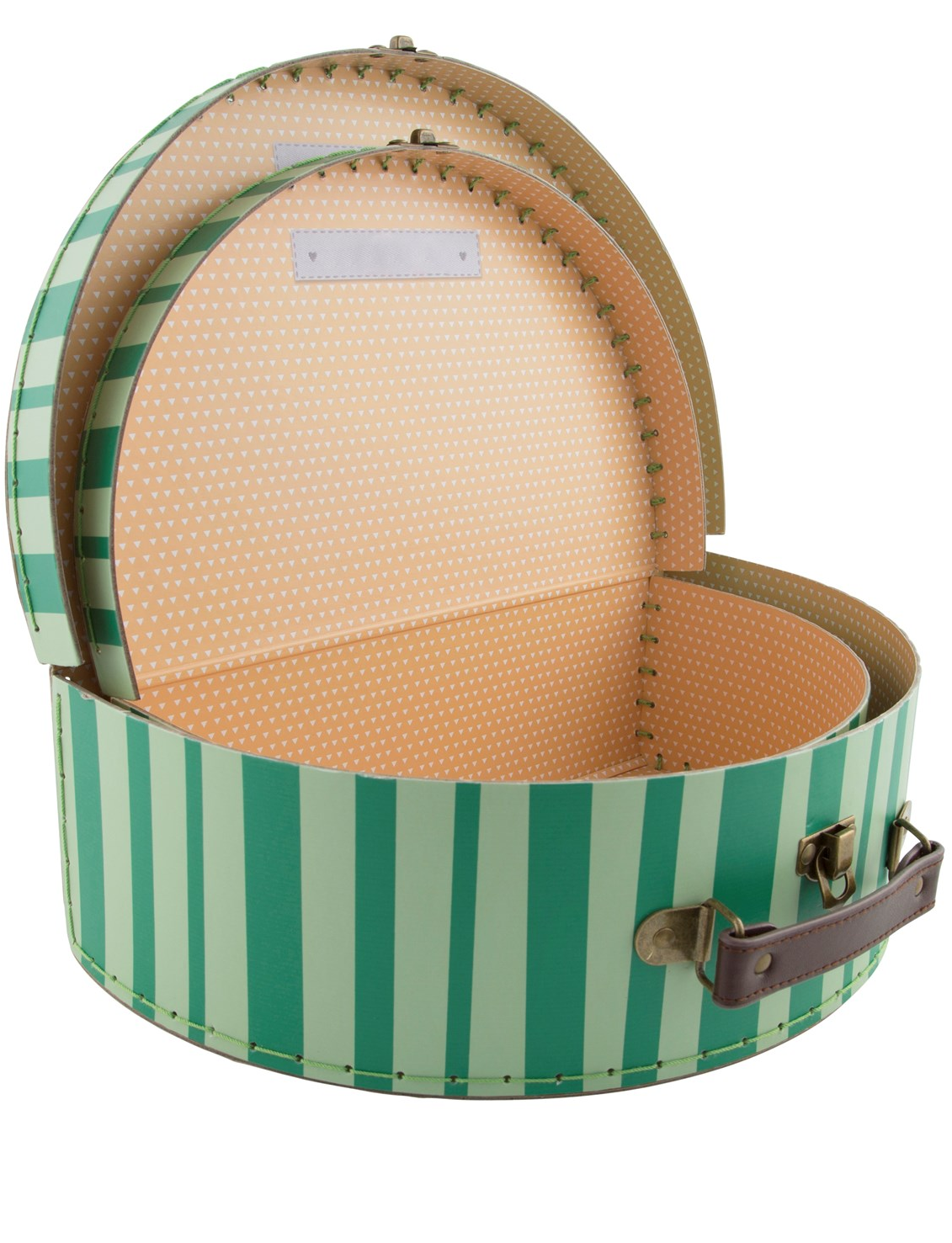 2 storlekar väska Melon resväska shabby chic lantlig stil - 3