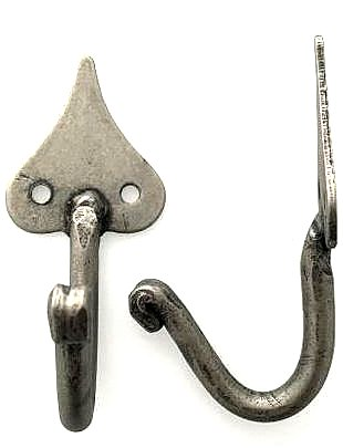 Krok antikgrått  smide ornament handsmidd shabby chic lantlig stil