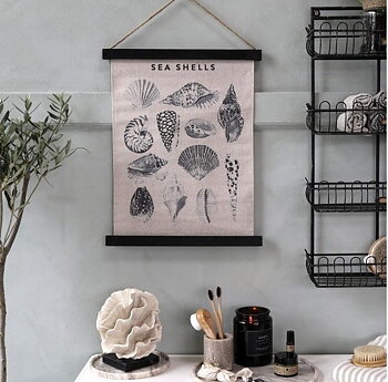 Canvastavla tavla Snäckor Lantlig stil shabby chic Gårdsromantik