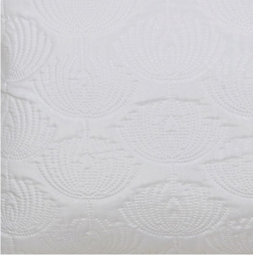 Överkast quilt Art Noveau vit 2 storlekar shabby chic lantlig stil