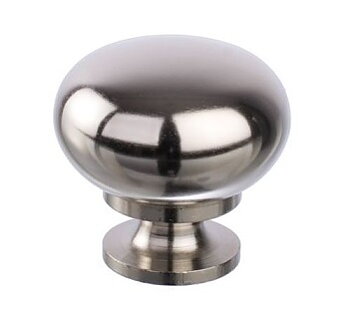 Knopp retro antik stil blank nickel shabby chic lantlig stil