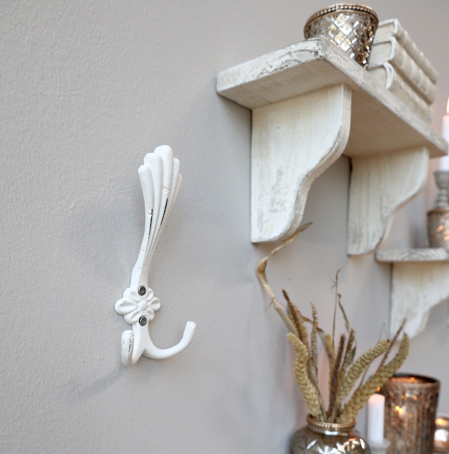 Krok trippelkrok antik-vit shabby chic lantlig stil Gårdsromantik - 2