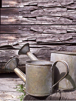 Vattenkanna liten plåt zink shabby chic lantlig stil