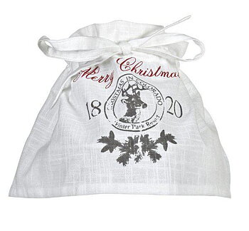 Lampslöja Merry Christmas vit shabby chic lantlig stil Gårdsromantik