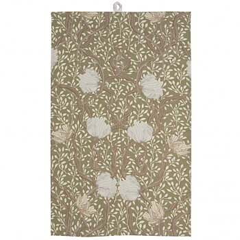 Handduk kökshandduk Pimpernel grön shabby chic lantlig stil