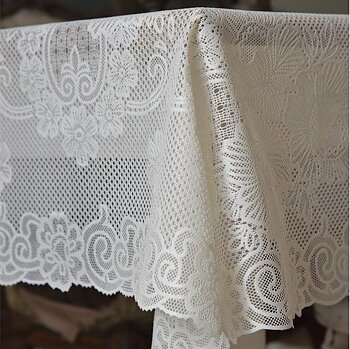 Ljuvlig spetsduk i vinyl shabby chic lantlig stil fransk lantstil