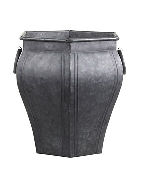 Stor kruka antik zink chic antique shabby chic lantlig stil Gårdsromantik