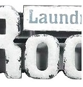 Skylt Laundry Room plåtskylt för tvättstuga shabby chic lantlig stil