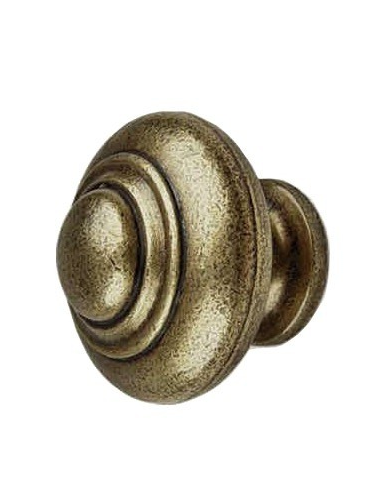 Knopp knubbig ringar antik mässingfärgad metall shabby chic lantlig stil