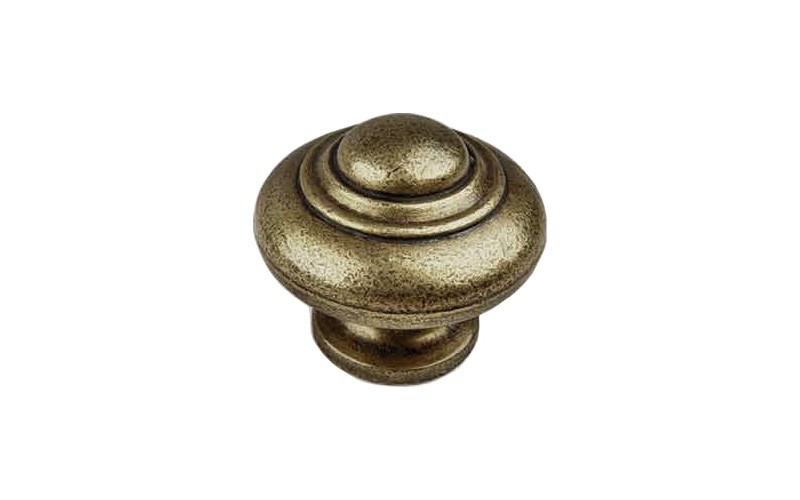 Knopp knubbig ringar antik mässingfärgad metall shabby chic lantlig stil - 2