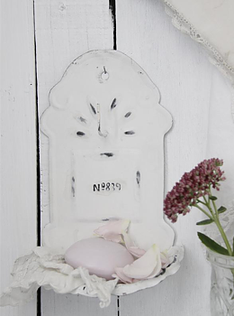 Ljuvlig tvålkopp - borstställ Jeanne Darc  Living shabby chic lantlig stil