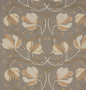 Gardinkappa Kappa Pimpernel ljusgrå shabby chic lantlig stil Art deco Gårdsromantik
