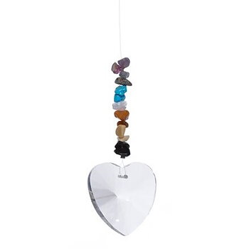 Ädelsten solfångare Chakra Hjärta shabby chic lantlig stil