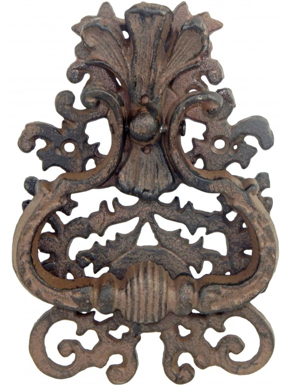 Dörrkläpp dörrknack Slott gjutjärn gammeldags shabby chic lantlig stil