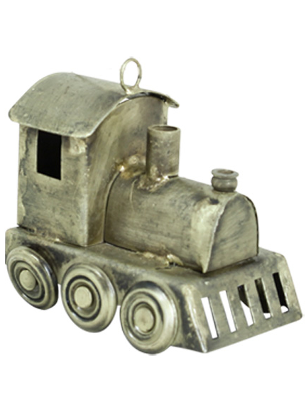 Tåg antik mässing metall shabby chic lantlig stil