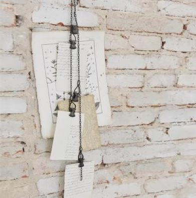 Kedja med klämmor shabby chic lantlig stil Jeanne d´Arc Living Gårdsromantik
