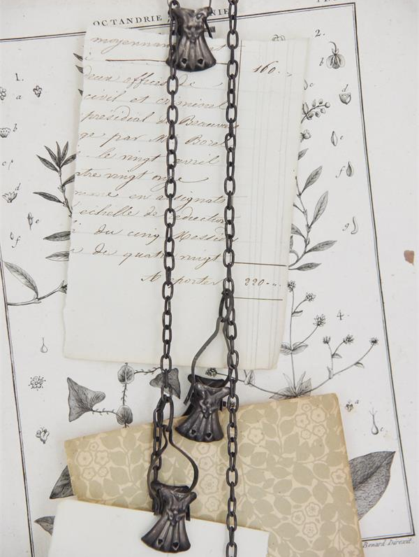 Kedja med klämmor shabby chic lantlig stil Jeanne d´Arc Living Gårdsromantik - 2