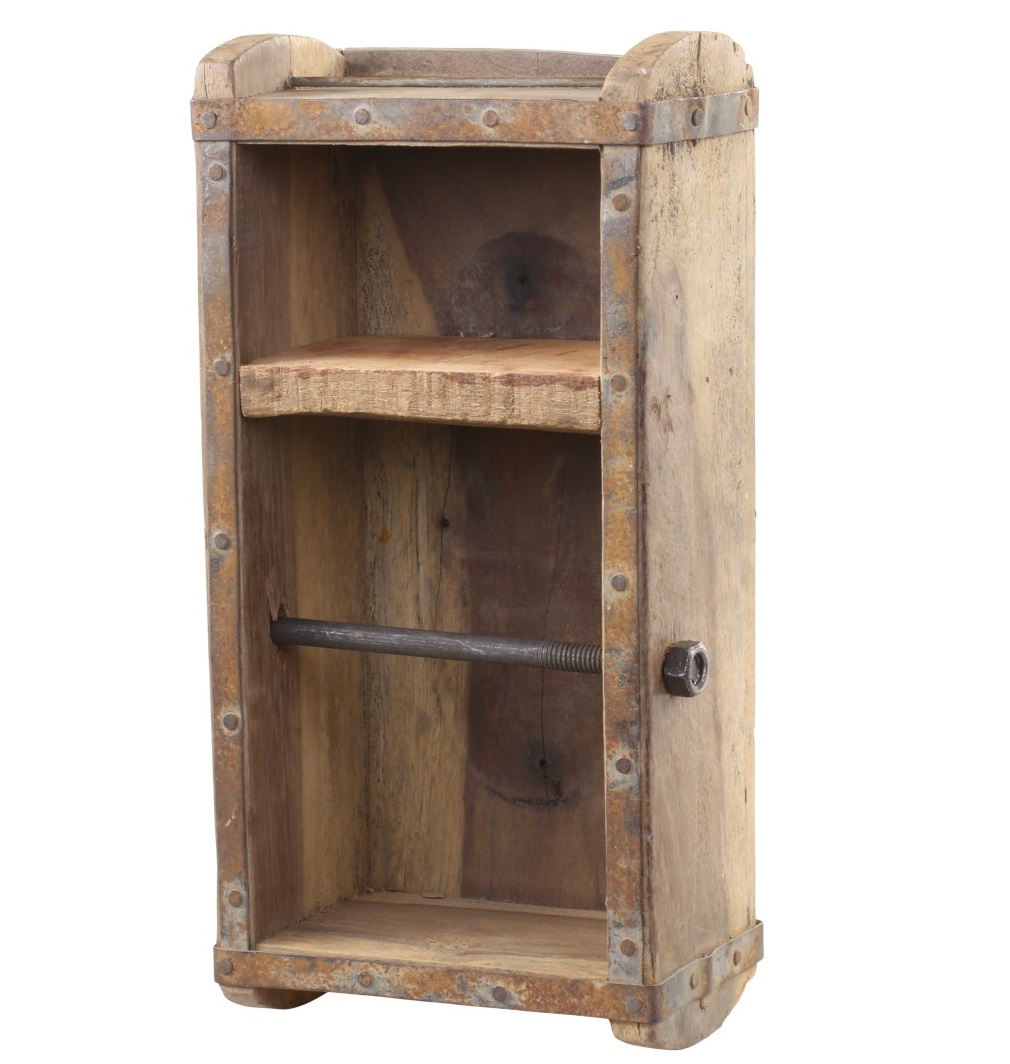 2:a sortering toarullshållare låda gammal murstensform shabby chic lantlig stil Gårdsromantik - 3
