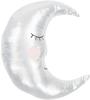 Måne kudde satin barnrum shabby chic lantlig stil