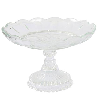 Kakfat i glas shabby chic lantlig stil