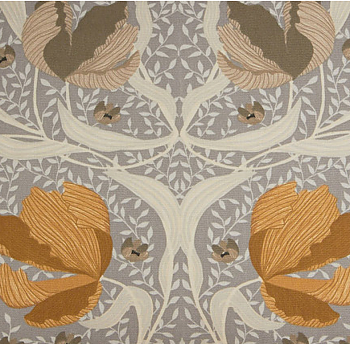 Kuddfodral Gold Pimpernell Lantlig Art Deco 