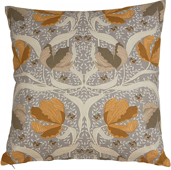 Kuddfodral Gold Pimpernell Lantlig Art Deco 