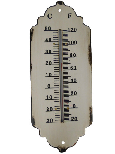 Termometer antik vitt shabby chic lantlig stil Termometer antik vitt shabby chic lantlig stil
