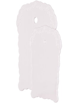 Skärbräda i vit porslin 2 storlekar shabby chic lantlig stil Chic Antique